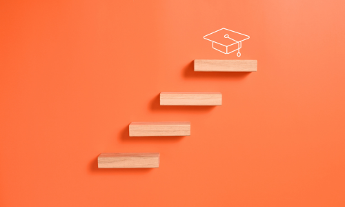 Image showing a cap and some steps of a ladder